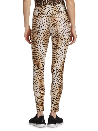 Shop R13 Leopard Patch Pocket Leggings In Cheetah