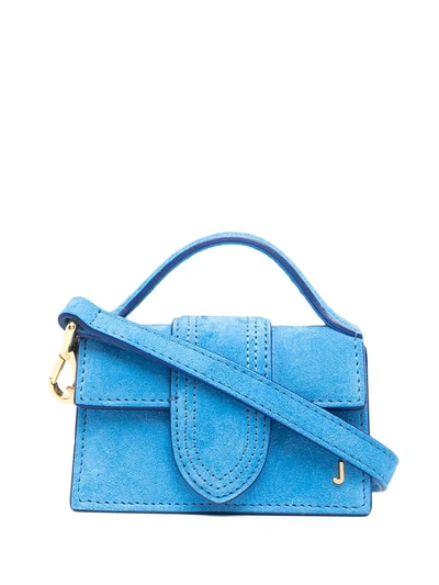 Shop Jacquemus Le Petit Bambino Mini Bag In Blue