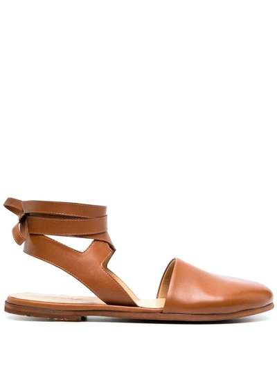 Shop Marsèll Ankle-strap Sandals In Brown