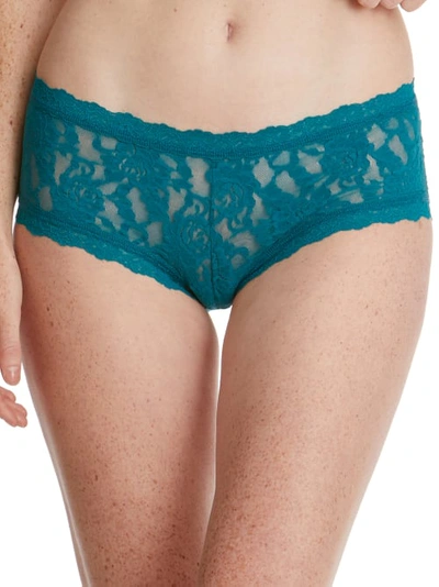 Shop Hanky Panky Signature Lace Boyshort In Night Forest