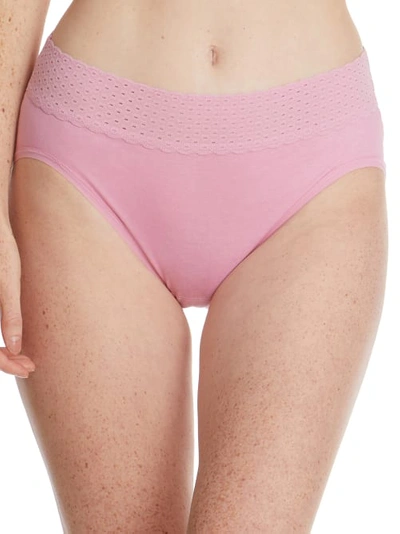 Shop Hanky Panky Eco Organic Cotton French Cut Brief In Mauvine