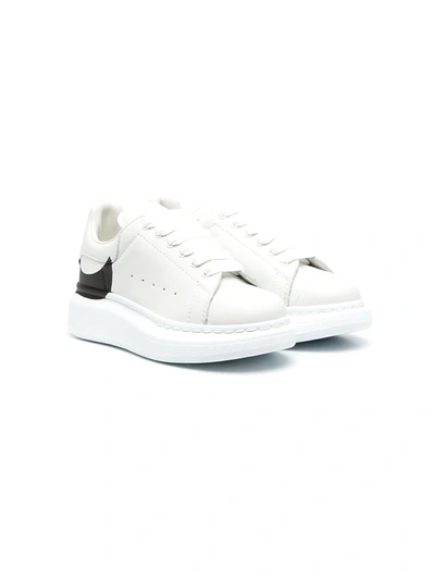 Shop Alexander Mcqueen Oversize Graphic-print Sneakers In White