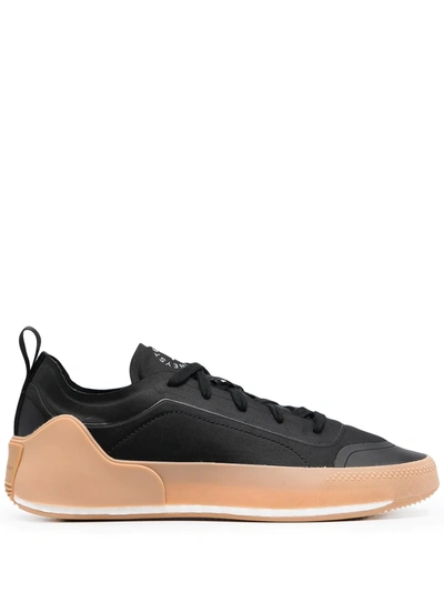 Shop Adidas By Stella Mccartney Treino Lace-up Sneakers In Black