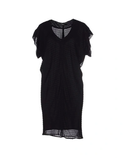 Balenciaga Short Dress In Black