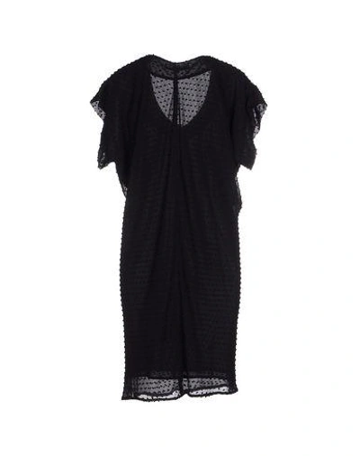 Shop Balenciaga Short Dress In Black