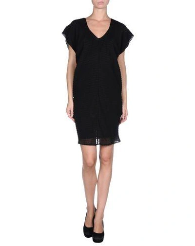 Shop Balenciaga Short Dress In Black