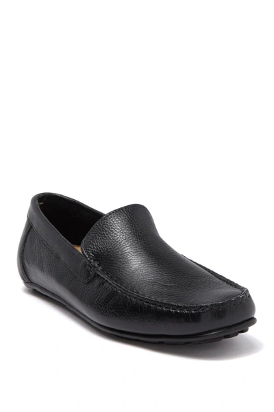 Shop Nordstrom Rack Lancer Driver Loafer In Black Leather