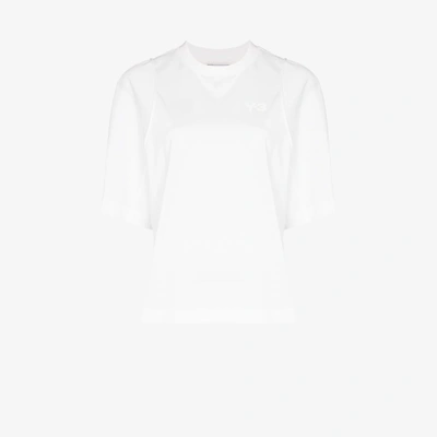 Shop Y-3 Cotton T-shirt In White