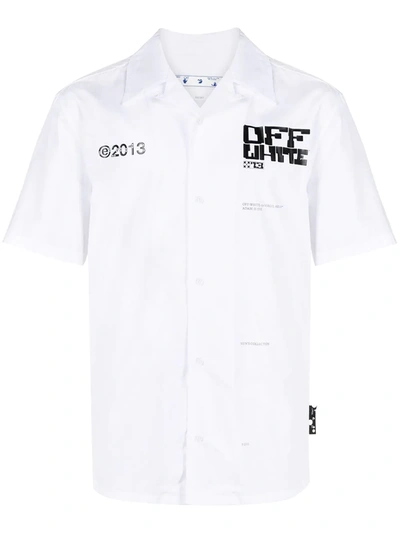 Shop Off-white Arrows-print Short-sleeve Shirt In White