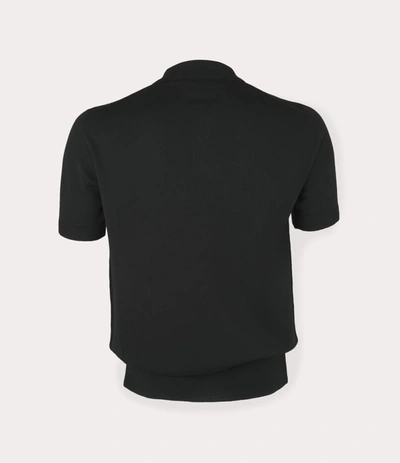 Shop Vivienne Westwood Classic Short Sleeve Polo In Black