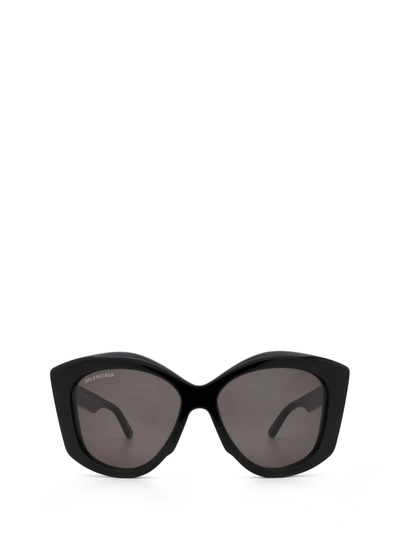 Shop Balenciaga Bb0126s Black Sunglasses