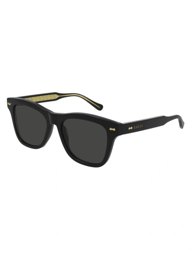 Shop Gucci Gg0910s Sunglasses In Black Black Grey