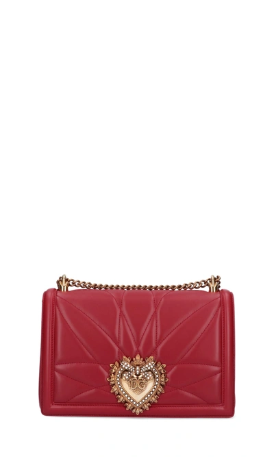 Shop Dolce & Gabbana Shoulder Bag In Red