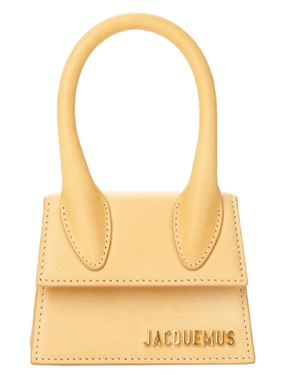 Shop Jacquemus Le Chiquito Bag In Giallo