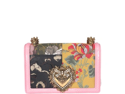 Shop Dolce & Gabbana Devotion Shoulder Bag In Pink