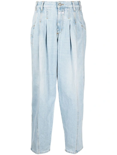 Shop Closed Tapered-leg Jeans In Blue