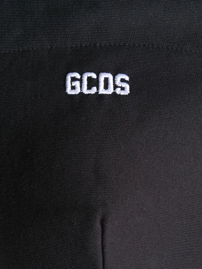Shop Gcds Band Logo Hoodie In Black