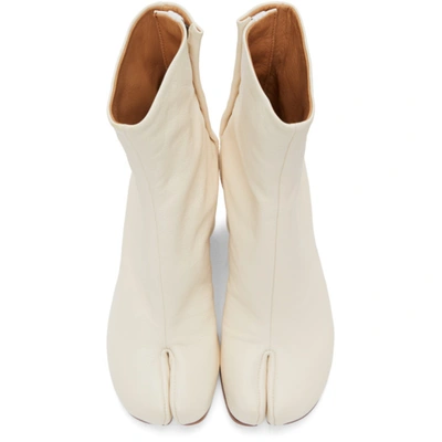 Shop Maison Margiela White Tabi Boots In T1003 White