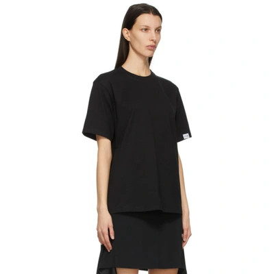 Shop Victoria Victoria Beckham Black Victoria T-shirt