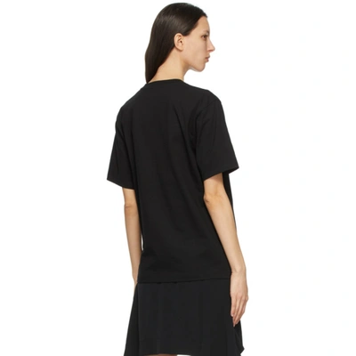 Shop Victoria Victoria Beckham Black Victoria T-shirt