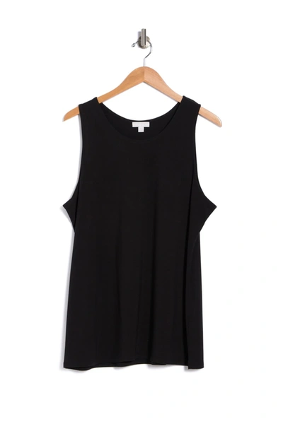 Shop 14th & Union Crew Neck Tank Top In Black