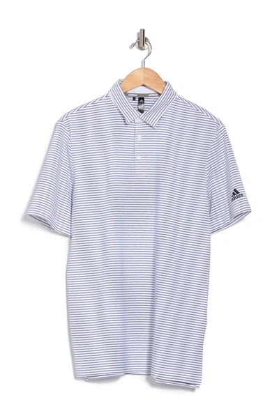 Shop Adidas Golf Ultimate Space Dye Polo In White