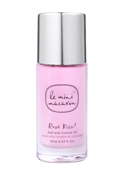 Shop Le Mini Macaron Rose Kiss Nail & Cuticle Oil