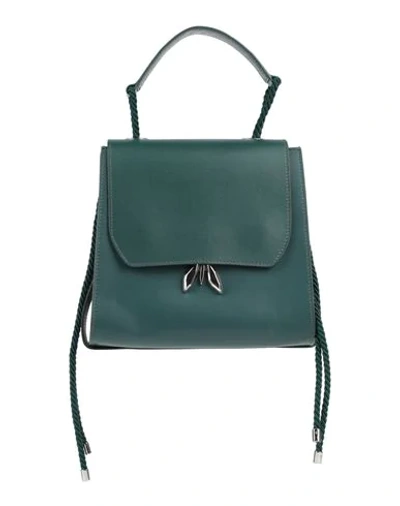 Shop Patrizia Pepe Handbags In Dark Green