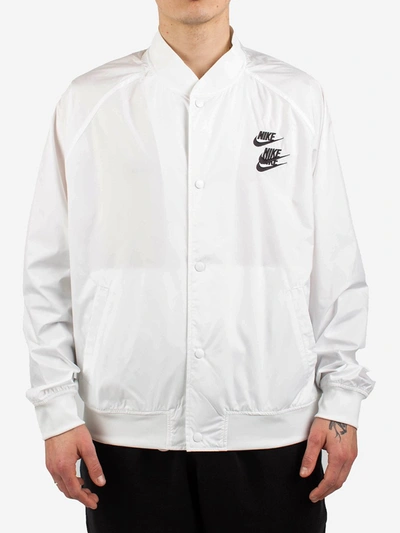 Shop Nike Sportswear Jacket In White