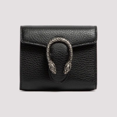 Shop Gucci Dionysus Compact Wallet In Black