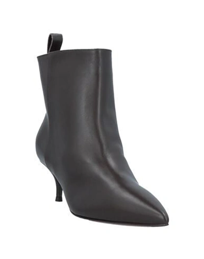 Shop L'autre Chose L' Autre Chose Woman Ankle Boots Dark Brown Size 6 Soft Leather
