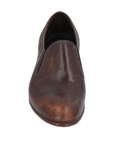 Shop Alberto Fasciani Loafers In Dark Brown