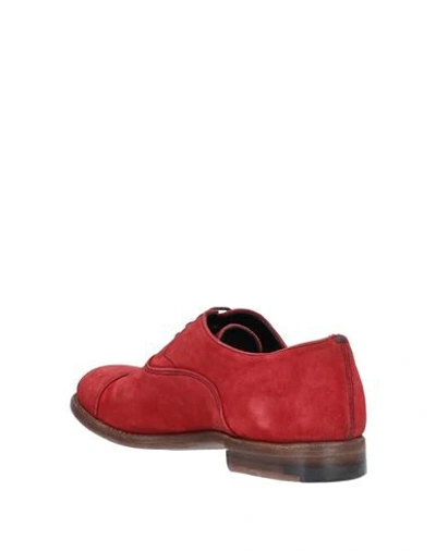 Shop Alberto Fasciani Lace-up Shoes In Red