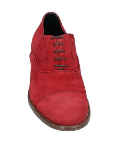 Shop Alberto Fasciani Lace-up Shoes In Red