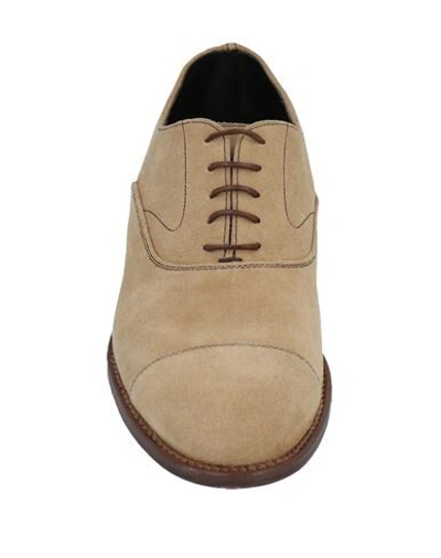 Shop Alberto Fasciani Lace-up Shoes In Sand