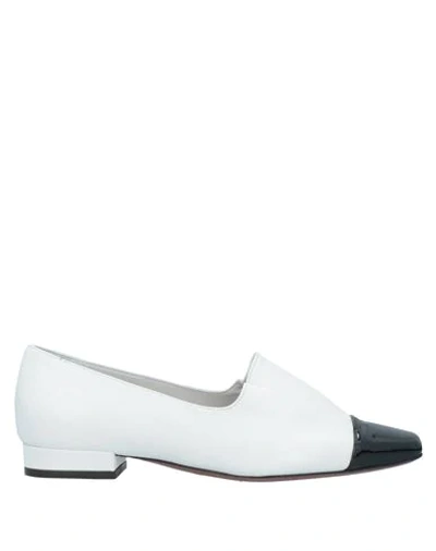 Shop L'autre Chose L' Autre Chose Woman Loafers Ivory Size 5 Soft Leather In White