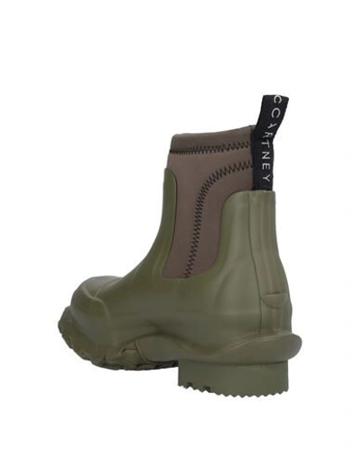 Shop Hunter Woman Ankle Boots Military Green Size 5 Rubber