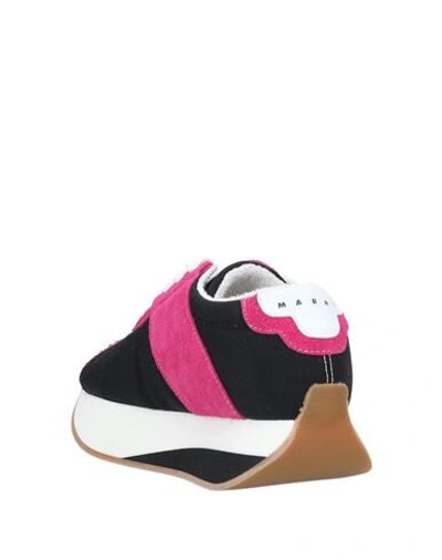 Shop Marni Sneakers In Fuchsia