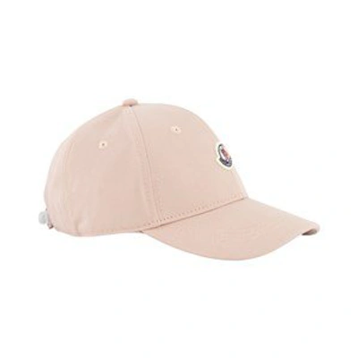 Shop Moncler Pink Logo Baseball Cap