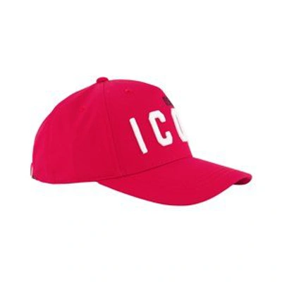 Shop Dsquared2 Red Icon Cap