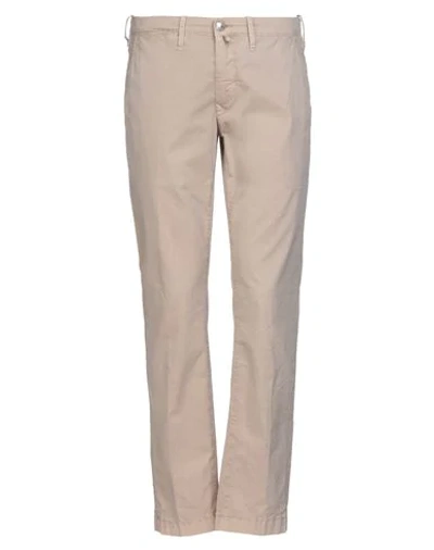 Shop Jacob Cohёn Casual Pants In Sand