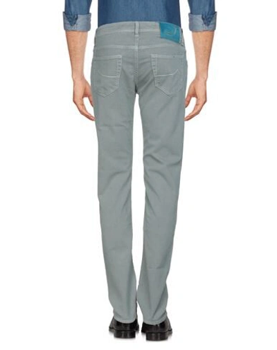 Shop Jacob Cohёn Casual Pants In Light Green