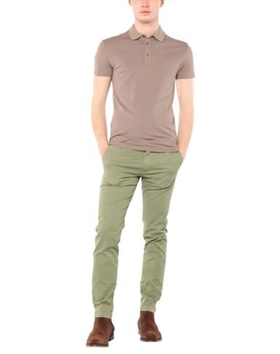 Shop 40weft Man Pants Light Green Size 26 Cotton, Elastane