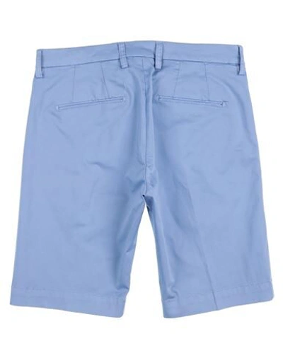Shop Entre Amis Man Shorts & Bermuda Shorts Sky Blue Size 29 Cotton, Elastane