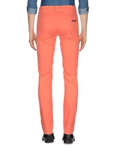 Shop Dirk Bikkembergs Casual Pants In Orange