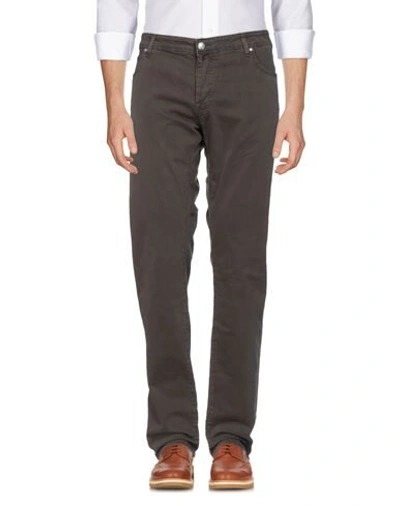 Shop Jacob Cohёn Pants In Cocoa