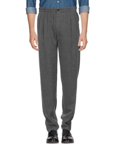 Shop Giorgio Armani Man Pants Grey Size 40 Polyester, Cupro