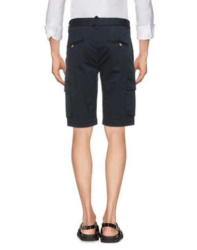 Shop Markup Man Shorts & Bermuda Shorts Midnight Blue Size 26 Cotton, Elastane