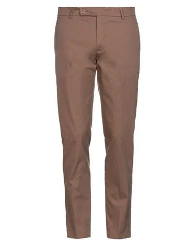 Shop Primo Emporio Man Pants Brown Size 28 Cotton
