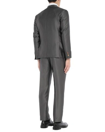 Shop Alessandro Gilles Suits In Steel Grey